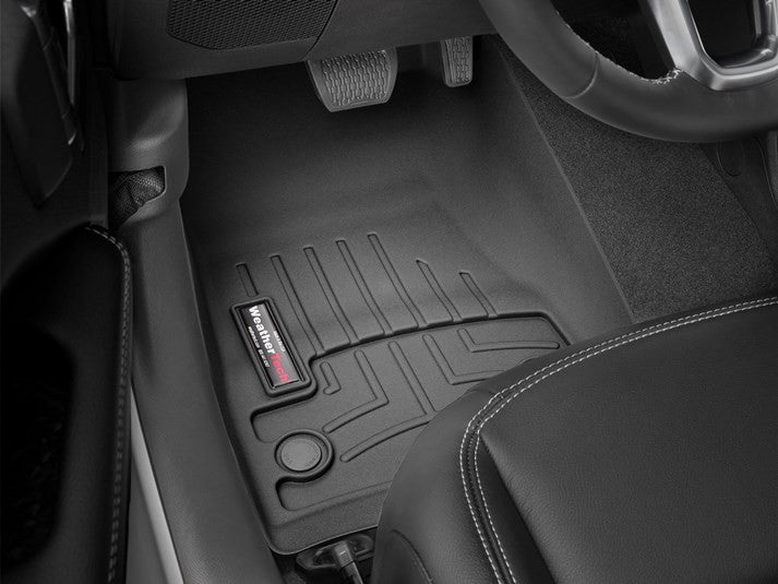 WeatherTech 2020+ Jeep Gladiator JK Front and Rear FloorLiner - Black