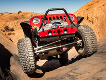 Load image into Gallery viewer, Bare Steel Nighthawk Mid-tube Stinger Front Bumper with Aluminum Skid for JK, JL, and JT - Bare Steel Artec Industries