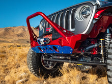 Load image into Gallery viewer, Bare Steel Nighthawk Mid-tube Stinger Front Bumper with Aluminum Skid for JK, JL, and JT - Bare Steel Artec Industries