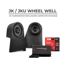 Load image into Gallery viewer, DS18 JK/JKU Wheel Well Subwoofer Enclosure Exclusive loaded Package