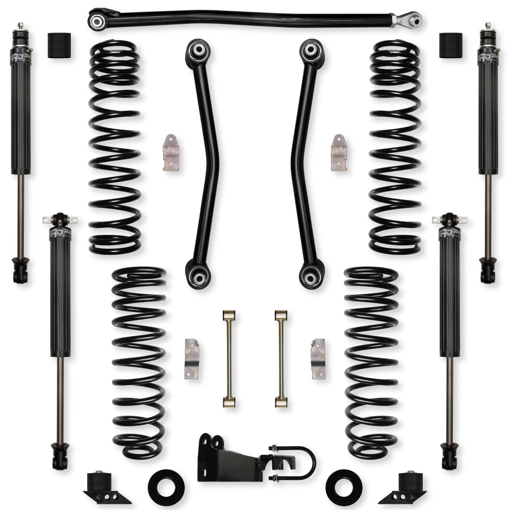 2.5 Inch Adventure Mid-Arm System Suspension System for Jeep Wrangler JK With IFP Shocks Rock Krawler