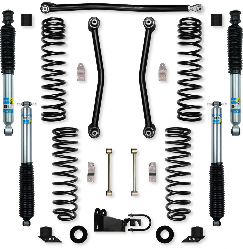 2.5 Inch Adventure Mid-Arm System Suspension System for Jeep Wrangler JKU With Bilstein Shocks Rock Krawler