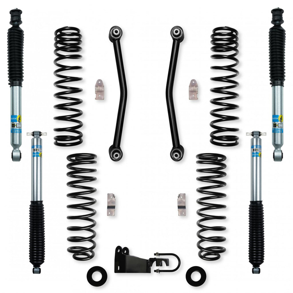 2.5 Inch Starter System Suspension System for Jeep Wrangler JK With Bilstein 5100 Shocks Rock Krawler
