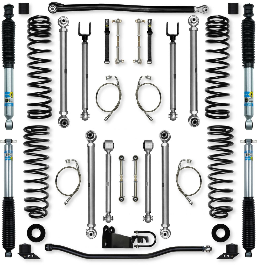 2.5 Inch X-Factor Pro Elite Suspension System for Jeep Wrangler JK With Bilstein Shocks Rock Krawler