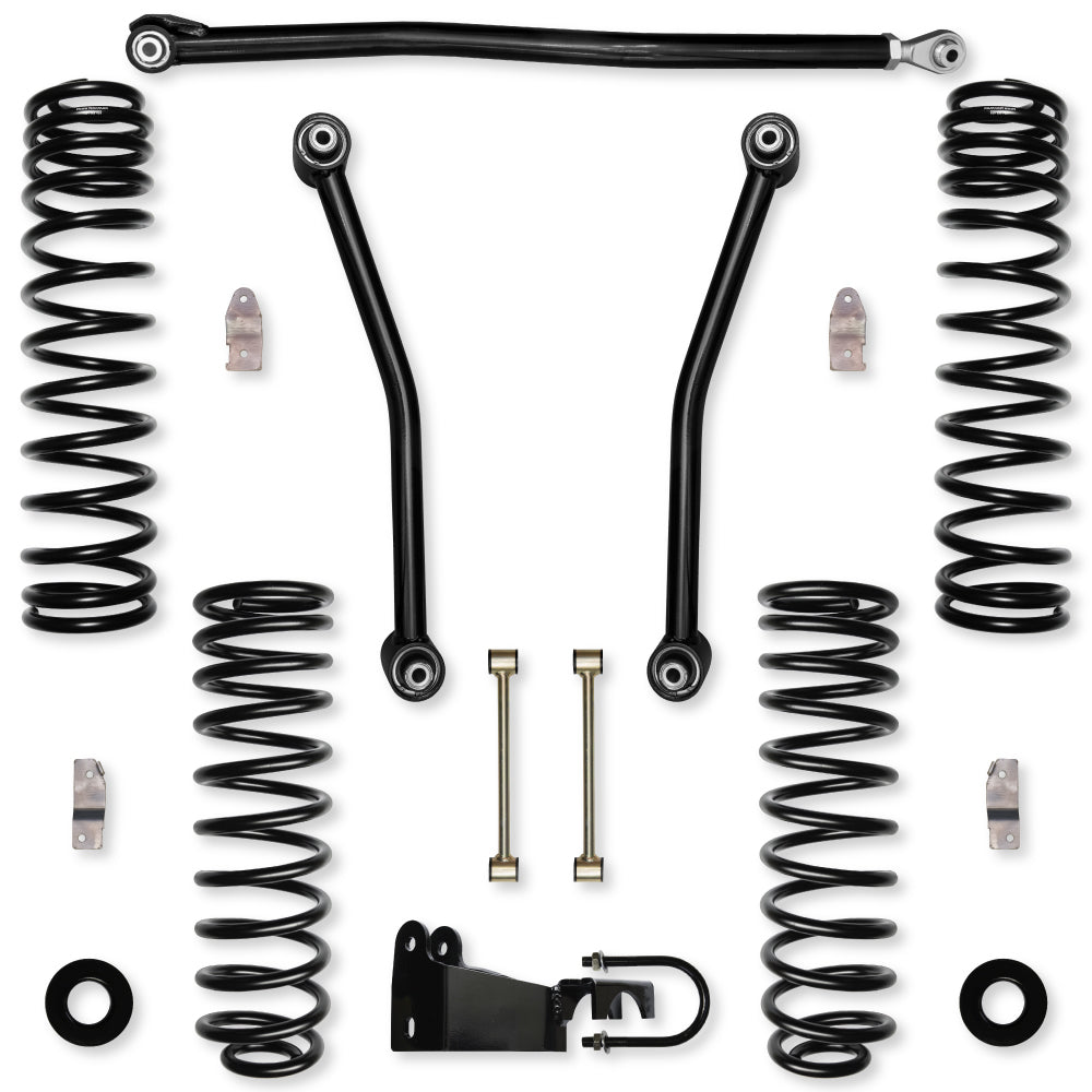 3.5 Inch Adventure System Suspension System for Jeep Wrangler JK With No Shocks Rock Krawler