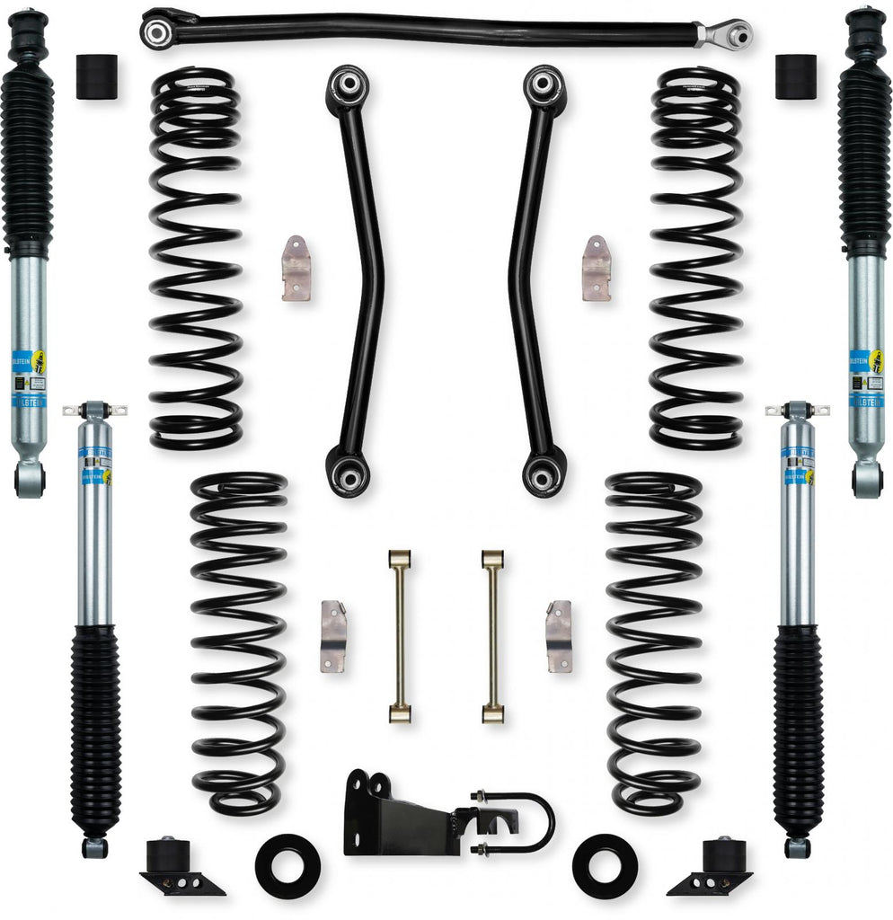 3.5 Inch Adventure System Suspension System for Jeep Wrangler JK With Bilstein Shocks Rock Krawler