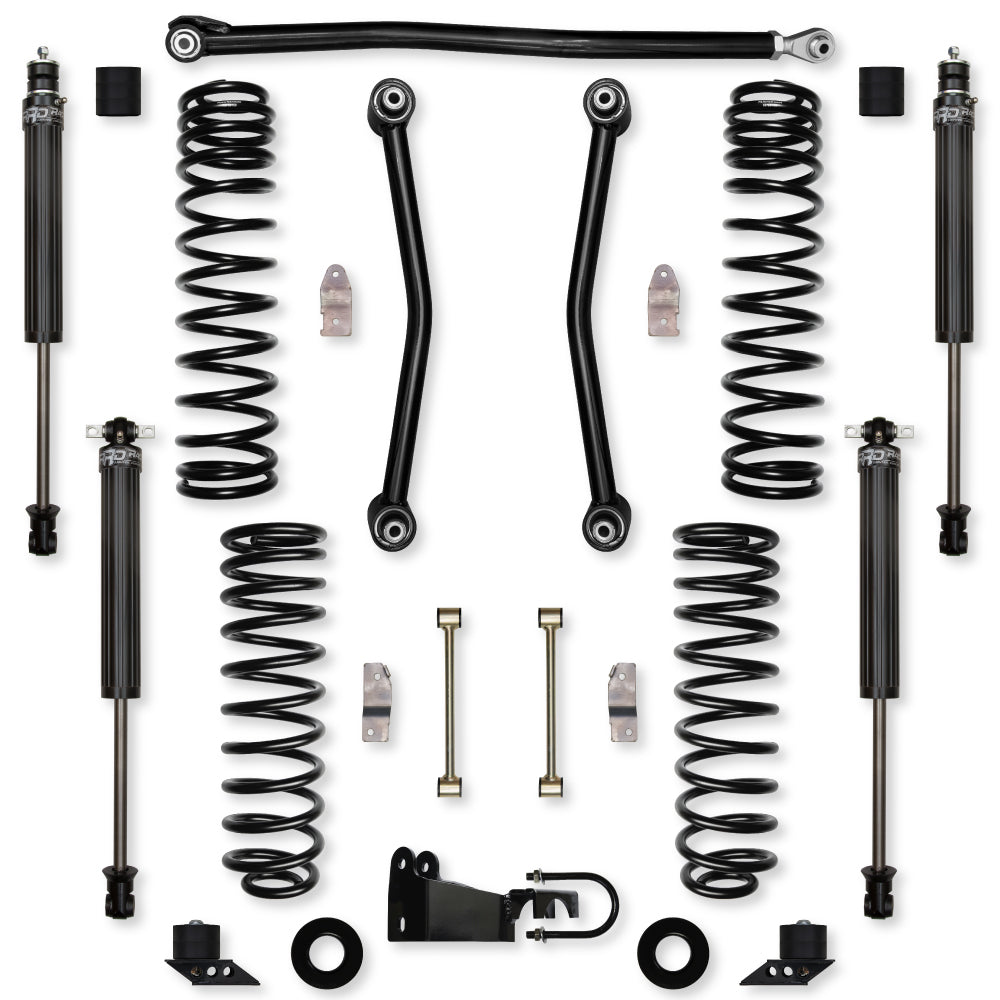 3.5 Inch Adventure System Suspension System for Jeep Wrangler JKU With IFP Shocks Rock Krawler