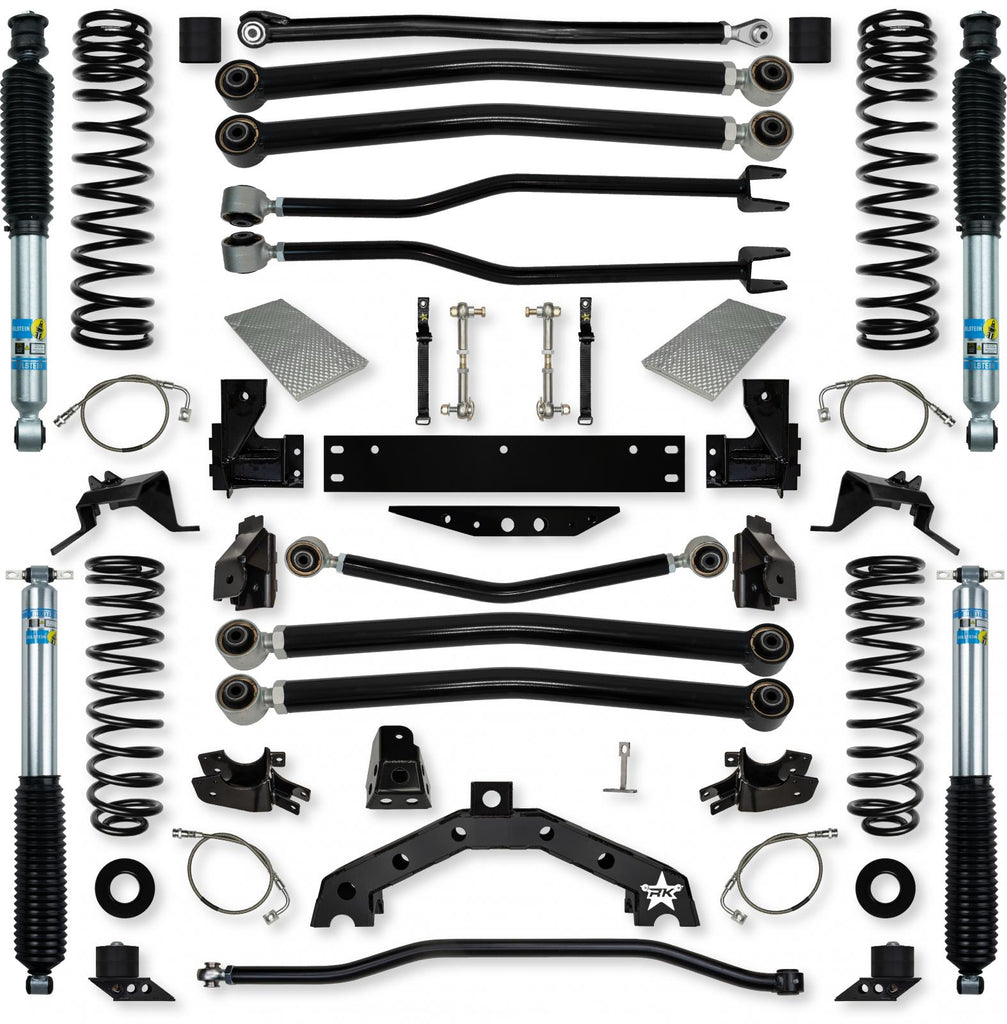 3.5 Inch Adventure X Long-Arm Suspension System for Jeep Wrangler JKU With Bilstein Shocks Rock Krawler