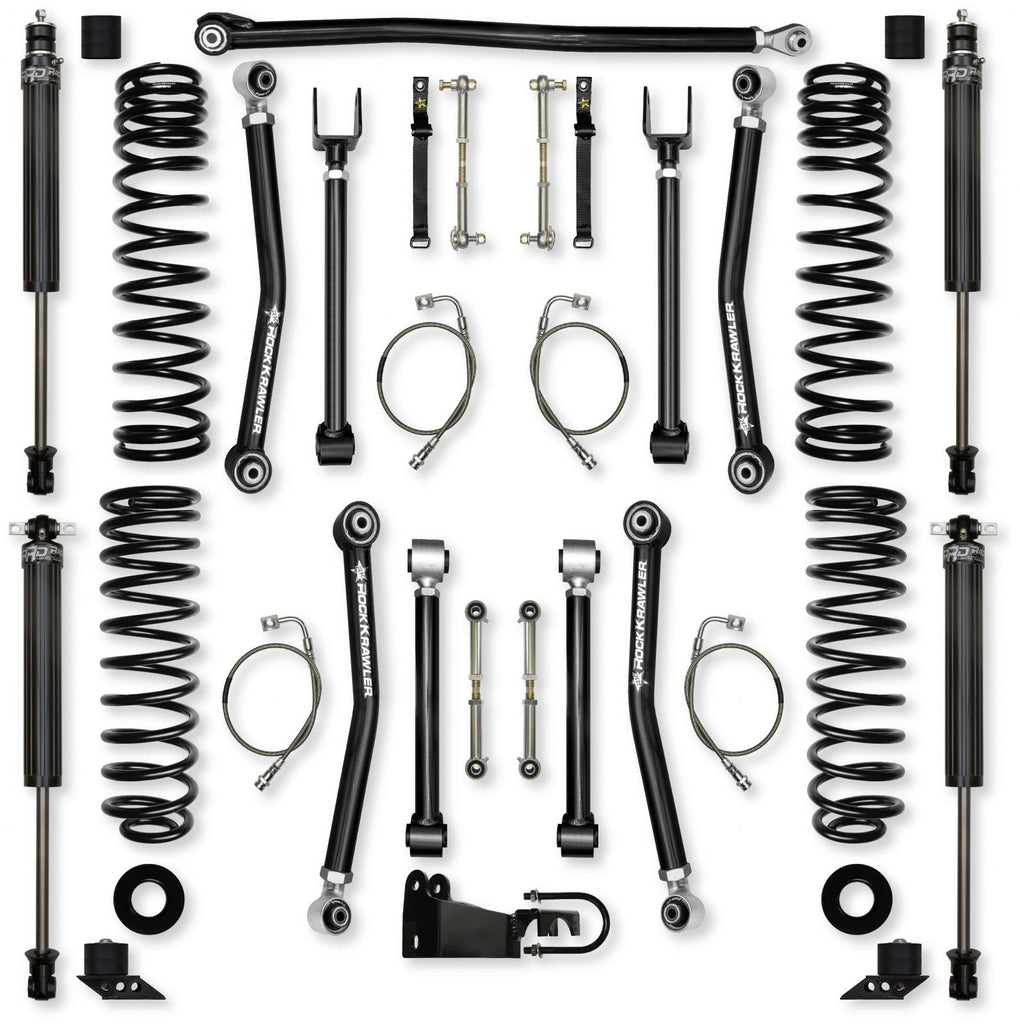 3.5 Inch Adventure X Suspension System for Jeep Wrangler JKU With IFP Shocks Rock Krawler
