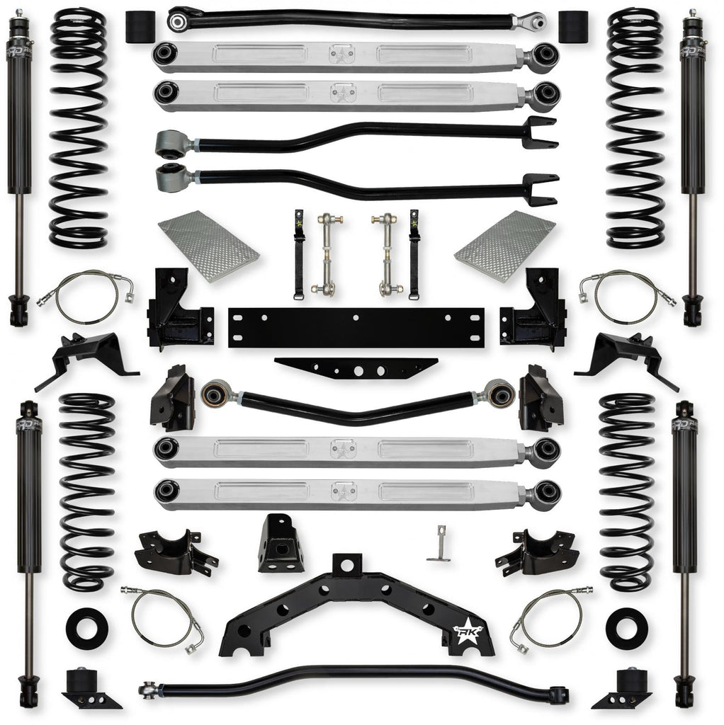 3.5 Inch Adventure X Pro Elite Long-Arm Suspension System for Jeep Wrangler JK With IFP Shocks Rock Krawler