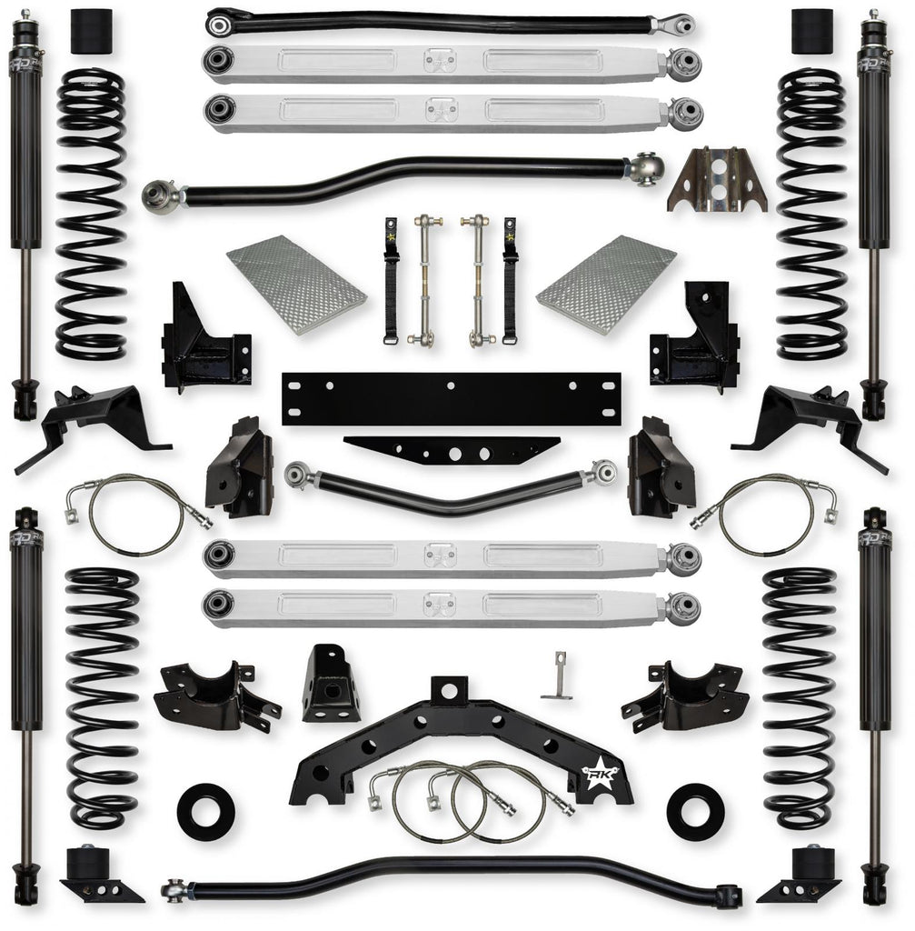 3.5 Inch X Factor X2 Pro Elite Long-Arm Suspension System for Jeep Wrangler JK With IFP Shocks Rock Krawler