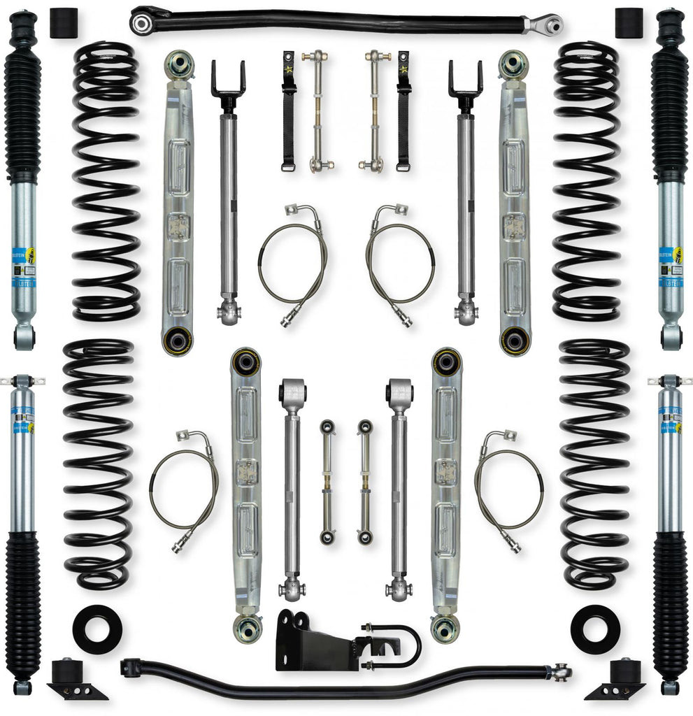 3.5 Inch X-Factor Pro Elite Suspension System for Jeep Wrangler JK With Bilstein Shocks Rock Krawler