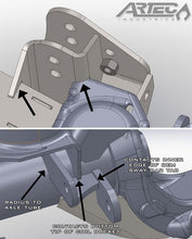 Load image into Gallery viewer, JK Heavy Duty Raised Tracbar Bracket Artec Industries