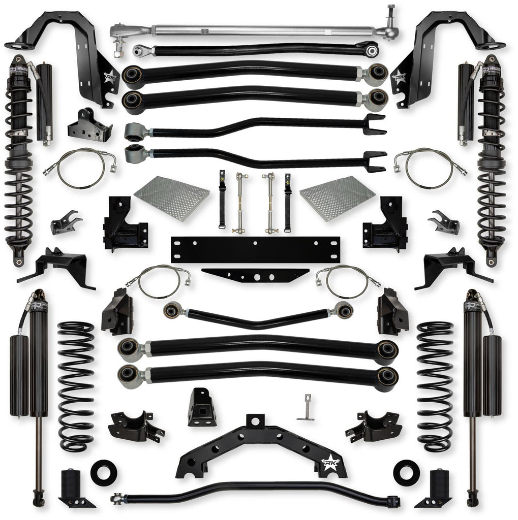 4.5 Inch Adventure X2 Coilover Long-Arm Suspension System For Jeep Wrangler JK Comp Stage 1 Rock Krawler