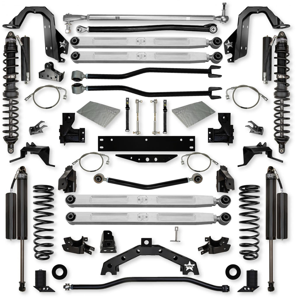 4.5 Inch Adventure X2 Pro Elite Coilover Long-Arm Suspension System For Jeep Wrangler JKU Comp Stage 2 Rock Krawler