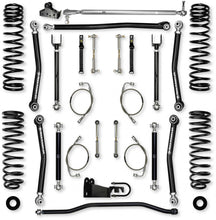 Load image into Gallery viewer, 4.5 Inch X-Factor Mid-Arm Suspension System for Jeep Wrangler JKU With No Shocks Rock Krawler