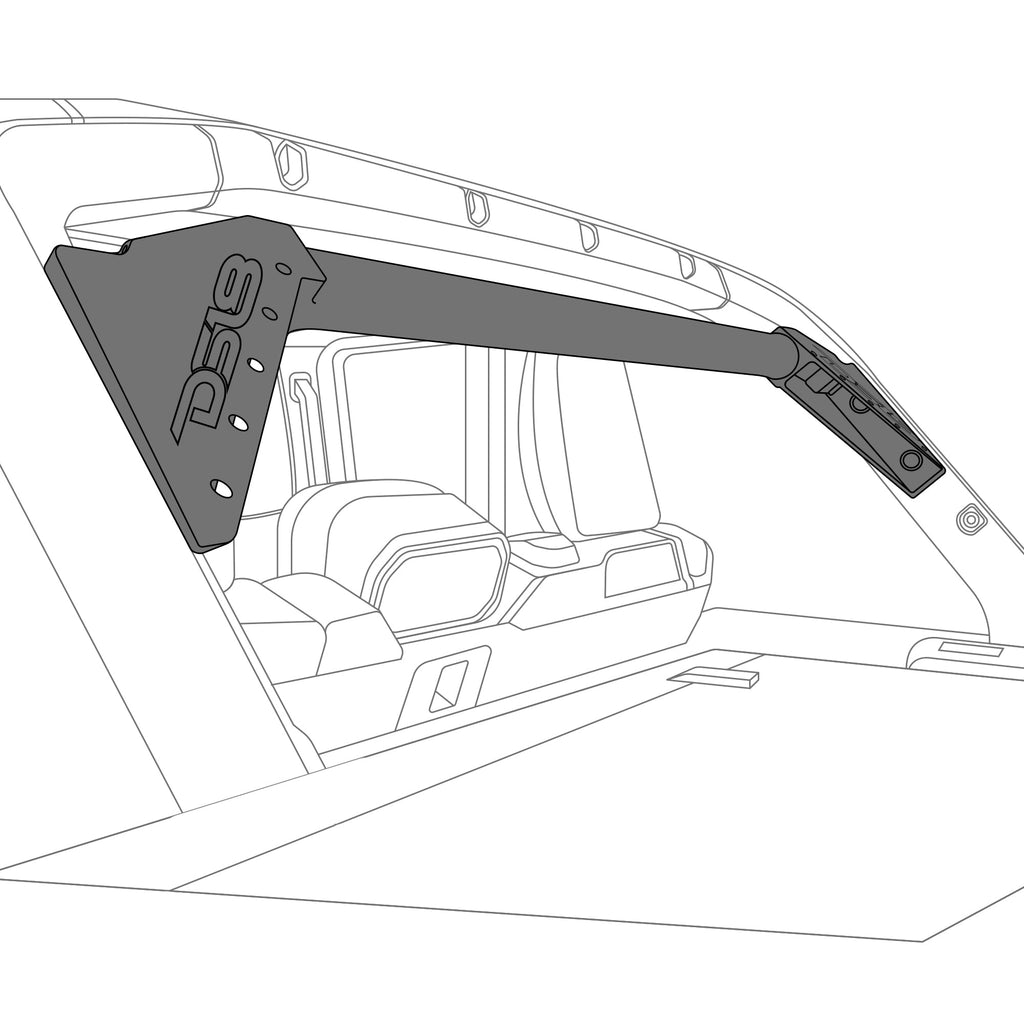 Jeep JLU Mounting Tube For Towers and Pods