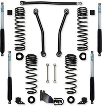 Load image into Gallery viewer, 2.5 Inch Adventure Mid-Arm Suspension System for Jeep Wrangler JLU 4XE Models Comp Stage 1 With Bilstein Shocks Rock Krawler
