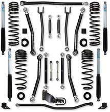 Load image into Gallery viewer, 2.5 Inch X-Factor No Limits Mid-Arm Suspension System for Jeep Wrangler JLU Gas Models With Bilstein Shocks Rock Krawler