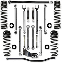 Load image into Gallery viewer, 2.5 Inch X-Factor PRO No Limits Mid-Arm Suspension System for Jeep Wrangler JLU Gas Models With No Shocks Rock Krawler