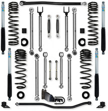 Load image into Gallery viewer, 2.5 Inch X-Factor PRO No Limits Mid-Arm Suspension System for Jeep Wrangler JLU 4XE Models With Bilstein Shocks Rock Krawler