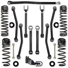 Load image into Gallery viewer, 2.5 Inch Ultimate Adventure Mid-Arm Suspension System for Jeep Wrangler JLU Gas Models With No Shocks Rock Krawler
