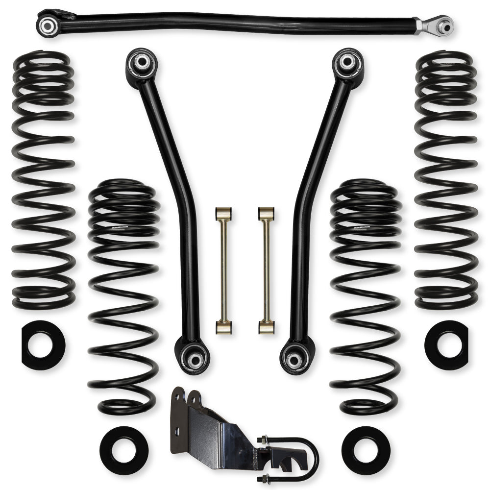 3.5 Inch Adventure Mid-Arm Suspension System for Jeep Wrangler JL Gas Models With No Shocks Rock Krawler