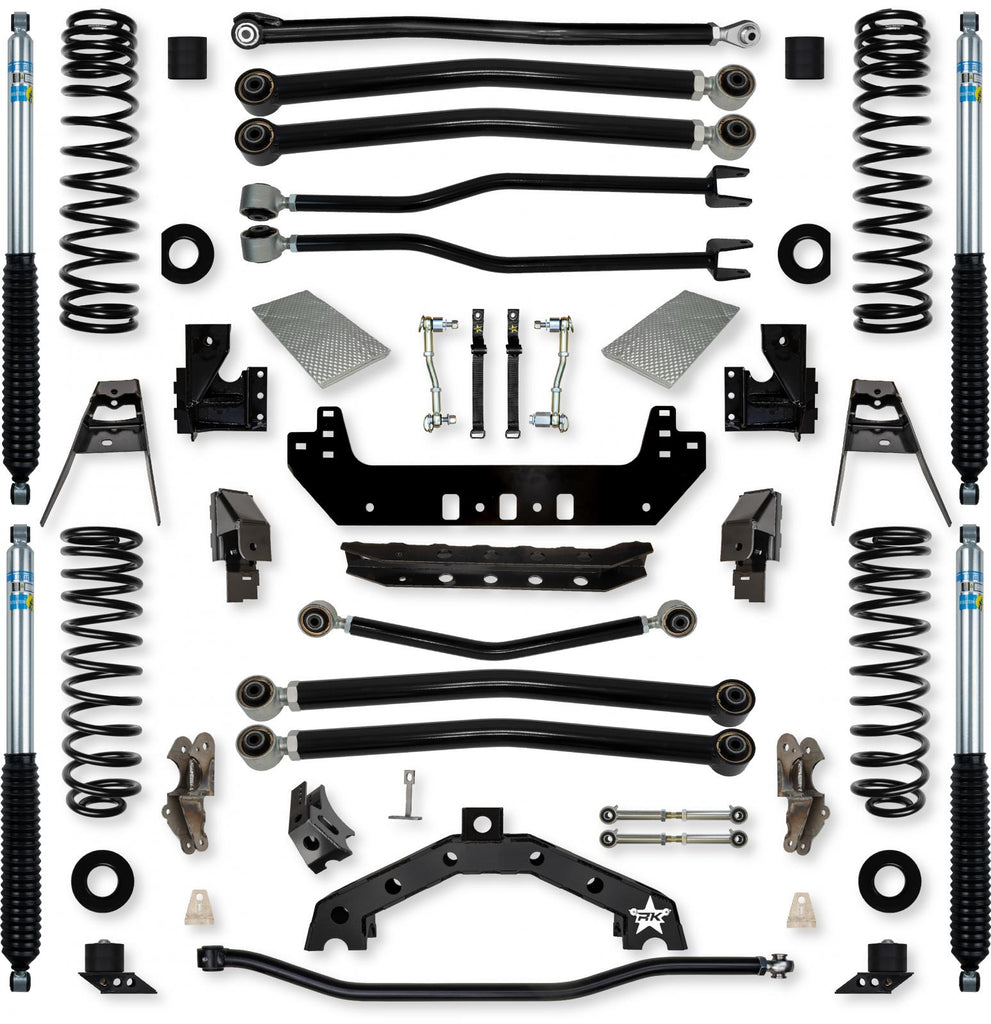 3.5 Inch Adventure X2 Long-Arm Suspension System for Jeep Wrangler JLU Gas Models With Bilstein Shocks Rock Krawler