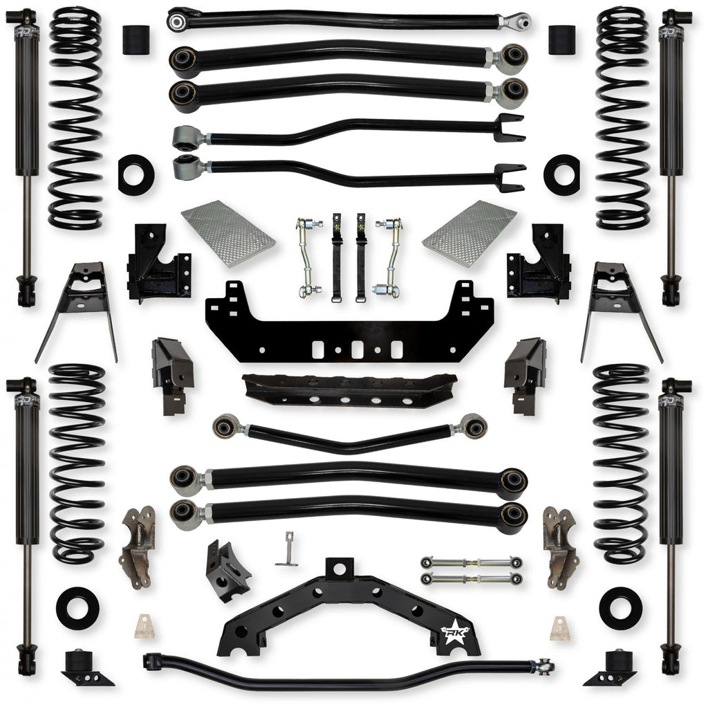 3.5 Inch Adventure X2 Long-Arm Suspension System for Jeep Wrangler JLU Gas Models With IFP Shocks Rock Krawler