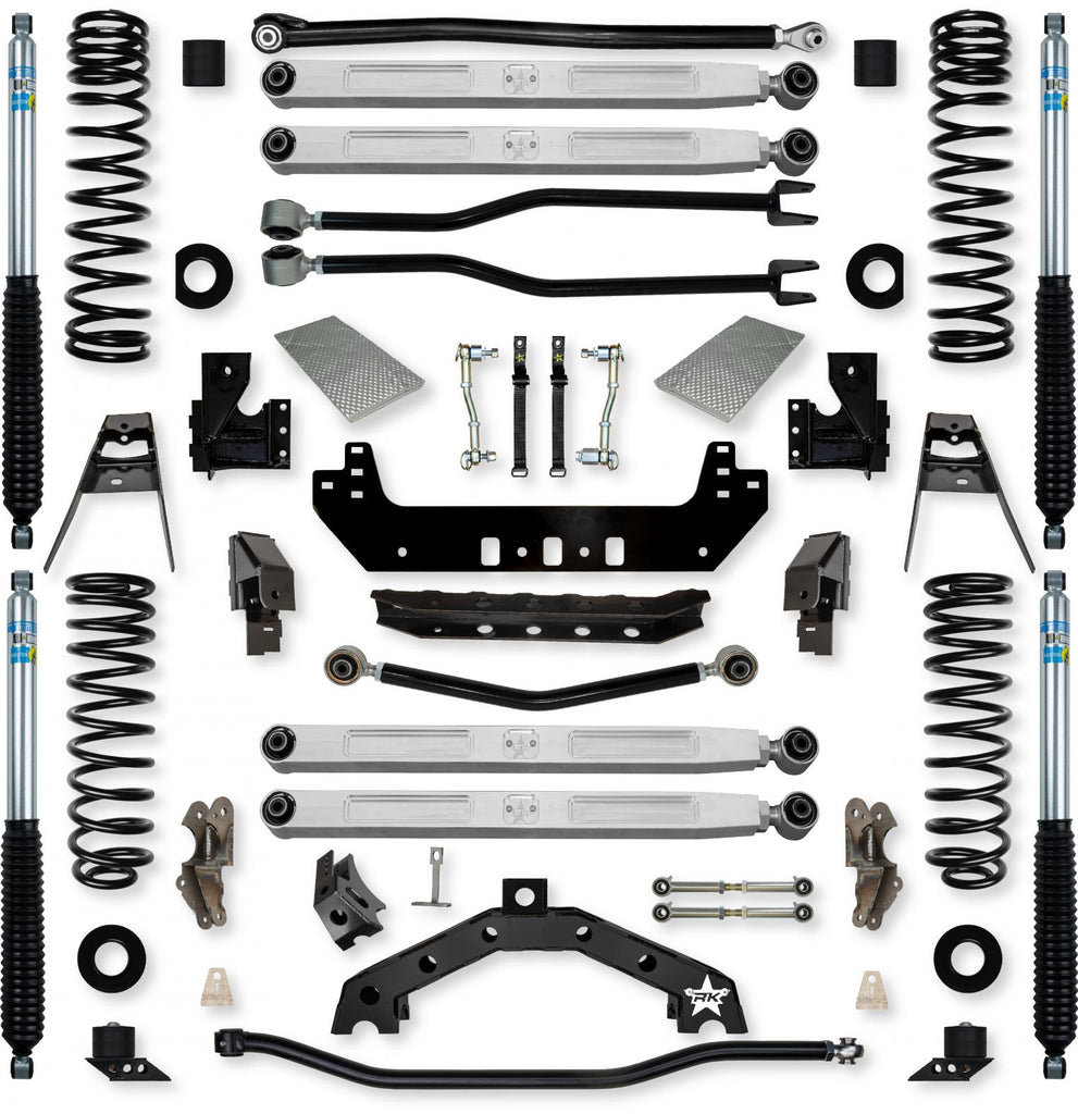 3.5 Inch Adventure X2 Pro Elite Long-Arm Suspension System for Jeep Wrangler JL Gas Models With Bilstein Shocks Rock Krawler