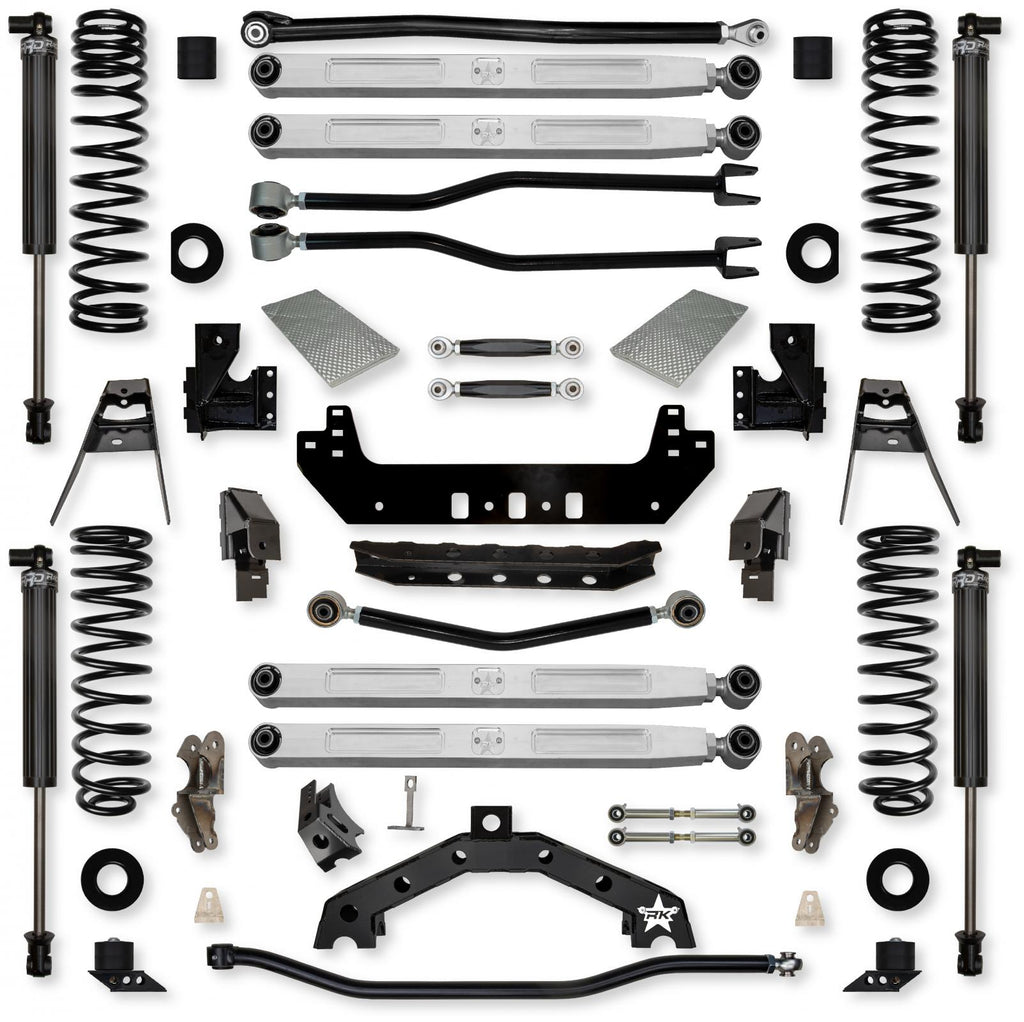 3.5 Inch Adventure X2 Pro Elite No Limits Long-Arm Suspension System for Jeep Wrangler JL Gas Models With IFP Shocks Rock Krawler