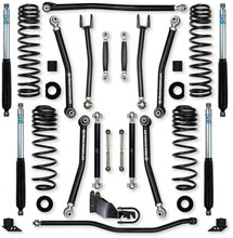 Load image into Gallery viewer, 3.5 Inch X-Factor No Limits Mid-Arm Suspension System for Jeep Wrangler JLU Gas Models With Bilstein Shocks Rock Krawler