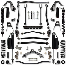 Load image into Gallery viewer, 3.5 Inch T-Rex Coilover w/ 6 Inch Rear Stretch Hybrid System For Jeep Wrangler JL Rock Krawler