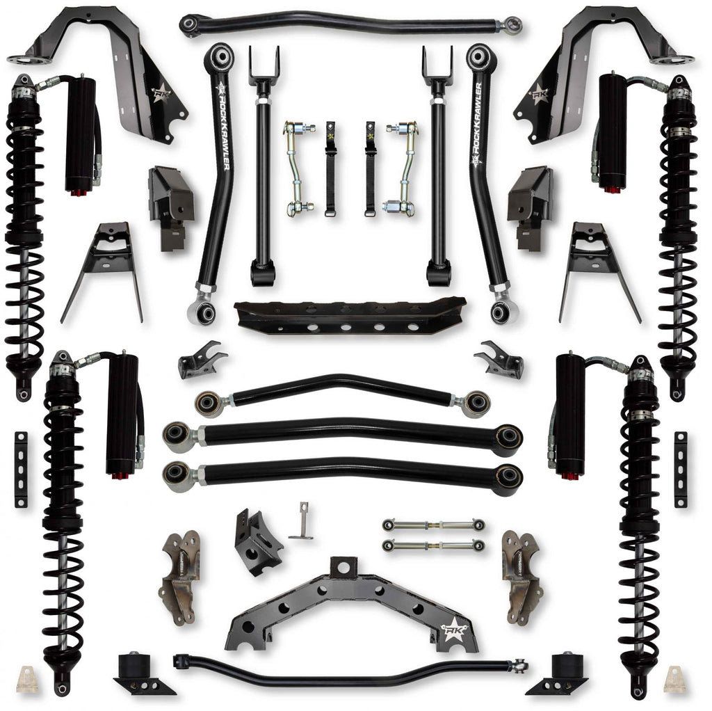 3.5 Inch T-REX Coilover Suspension System for Jeep Wrangler JL Gas Models Trail Runner System Stage 2 Rock Krawler