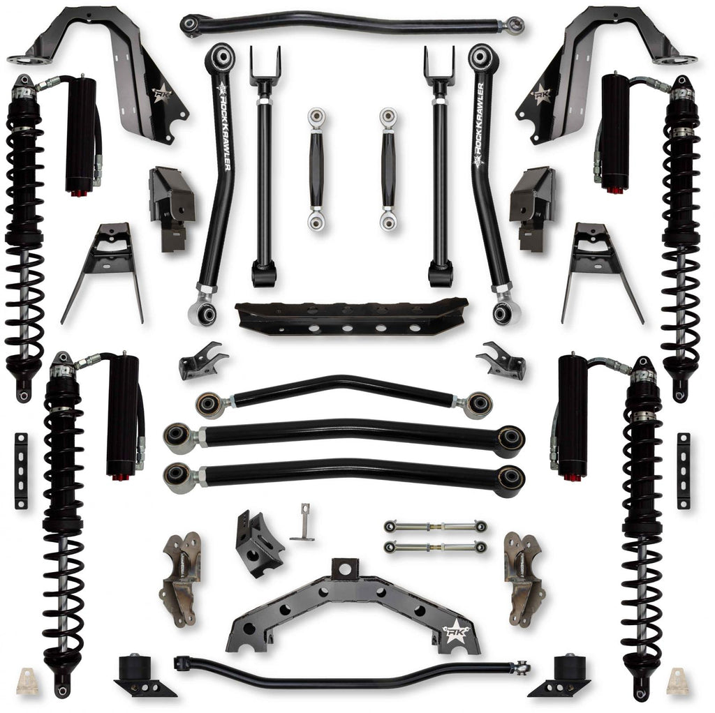 3.5 Inch T-REX Coilover No Limits Suspension System for Jeep Wrangler JL Gas Models Trail Runner System Stage 2 Rock Krawler