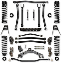 Load image into Gallery viewer, 3.5 Inch T-REX No Limits Suspension System for Jeep Wrangler JLU 4XE Models With No Shocks Rock Krawler