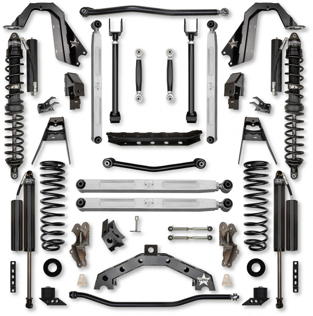 3.5 Inch T-REX Pro Elite Coilover No Limits Suspension System for Jeep Wrangler JLU 4XE Models Comp Stage 1 Rock Krawler
