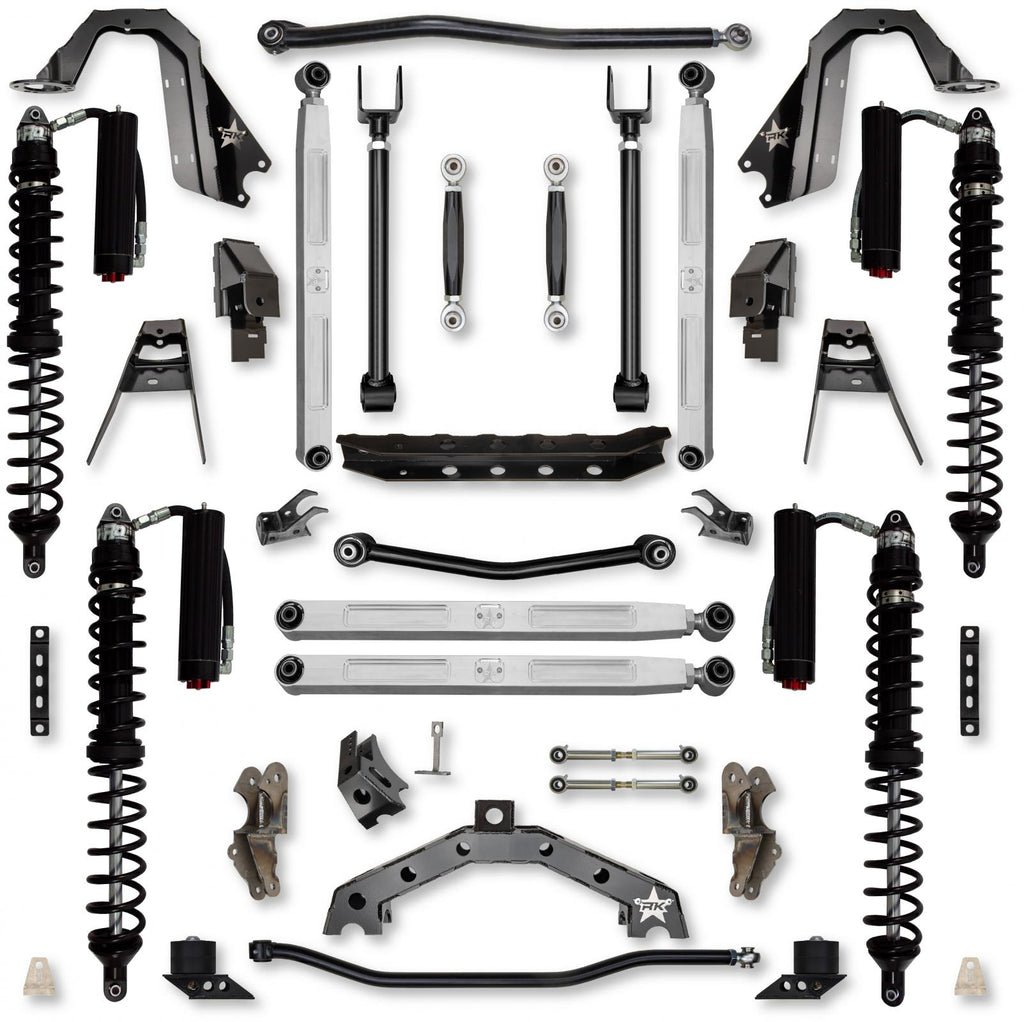 3.5 Inch T-REX Pro Elite Coilover No Limits Suspension System for Jeep Wrangler JLU 4XE Models Trail Runner System Stage 2 Rock Krawler