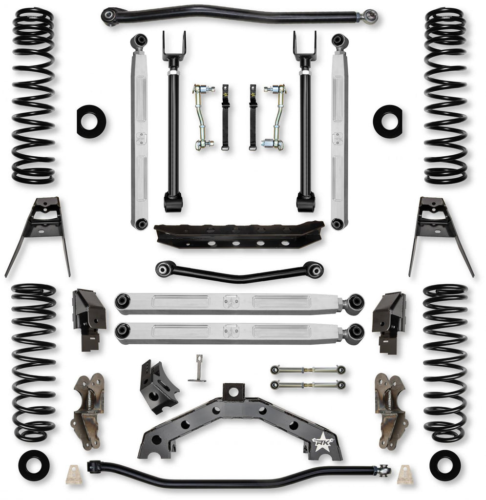 3.5 Inch T-REX Pro Elite Suspension System for Jeep Wrangler JLU 4XE Models With No Shocks Rock Krawler