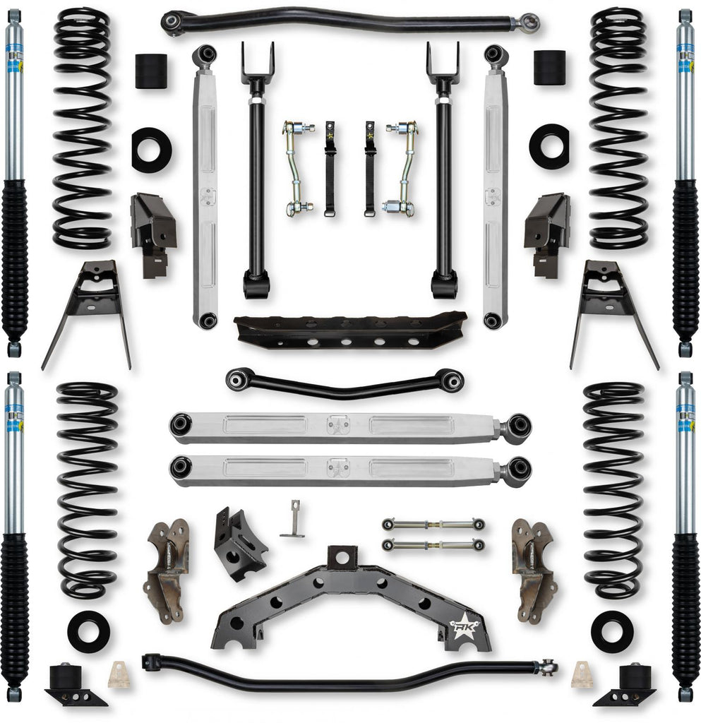 3.5 Inch T-REX Pro Elite Suspension System for Jeep Wrangler JLU 4XE Models With Bilstein Shocks Rock Krawler