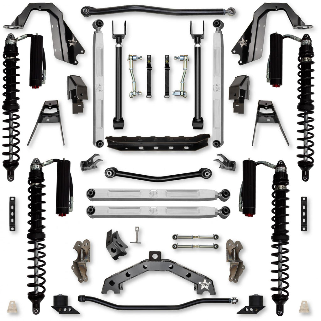 3.5 Inch T-REX Pro Elite Coilover Suspension System for Jeep Wrangler JLU 4XE Models Trail Runner System Stage 2 Rock Krawler