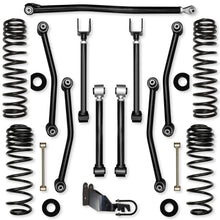 Load image into Gallery viewer, 3.5 Inch Ultimate Adventure Mid-Arm Suspension System for Jeep Wrangler JL Gas Models With No Shocks Rock Krawler