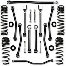 Load image into Gallery viewer, 3.5 Inch Ultimate Adventure No Limits Mid-Arm Suspension System for Jeep Wrangler JLU 392 Models With No Shocks Rock Krawler