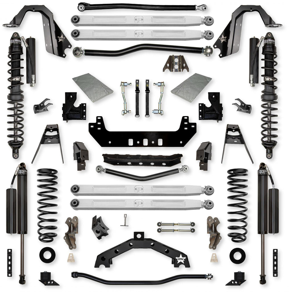3.5 Inch X-Factor X2 Pro Elite Coilover Long-Arm Suspension System for Jeep Wrangler JLU Diesel Models Comp Stage 1 Rock Krawler