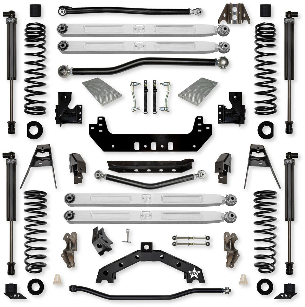 3.5 Inch X-Factor X2 Pro Elite Long-Arm Suspension System for Jeep Wrangler JLU Diesel Models With IFP Shocks Rock Krawler