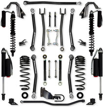Load image into Gallery viewer, 3.5 Inch X-Factor Coilover Mid-Arm Suspension System for Jeep Wrangler JLU 4XE Models Comp System Stage 2 Rock Krawler