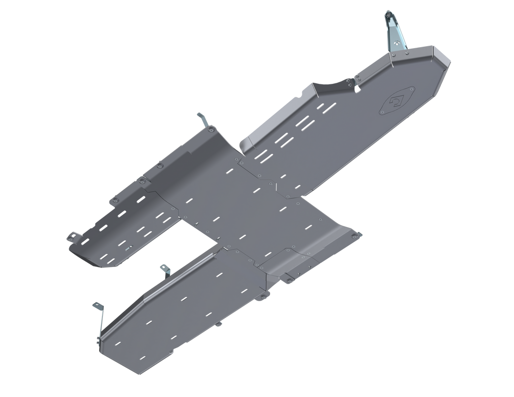 JLU Full Bellypan With Oil Door -  4 Door 3.0L Diesel Aluminum Artec Industries