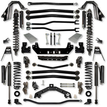 Load image into Gallery viewer, 4.5 Inch Adventure X2 Coilover Long-Arm Suspension System for Jeep Wrangler JLU Gas Models Comp Stage 1 Rock Krawler