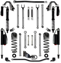 Load image into Gallery viewer, 4.5 Inch X-Factor PRO Coilover No Limits Mid-Arm Suspension System for Jeep Wrangler JLU Gas Models Comp System Stage 2 Rock Krawler