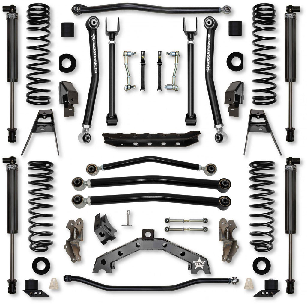 4.5 Inch T-REX Suspension System for Jeep Wrangler JL Gas Models With IFP Shocks Rock Krawler